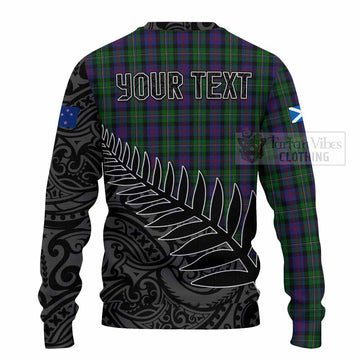 Tartan Vibes Clothing MacCallum (McCallum) Crest Tartan Knitted Sweater with New Zealand Silver Fern Half Style