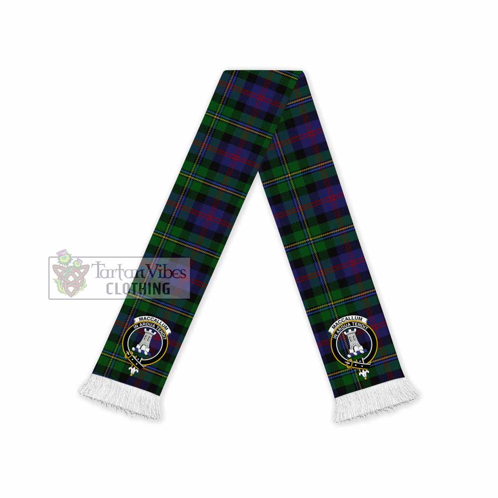 MacCallum (McCallum) Tartan Ruffneck Scarf with Family Crest - Tartan Vibes Clothing