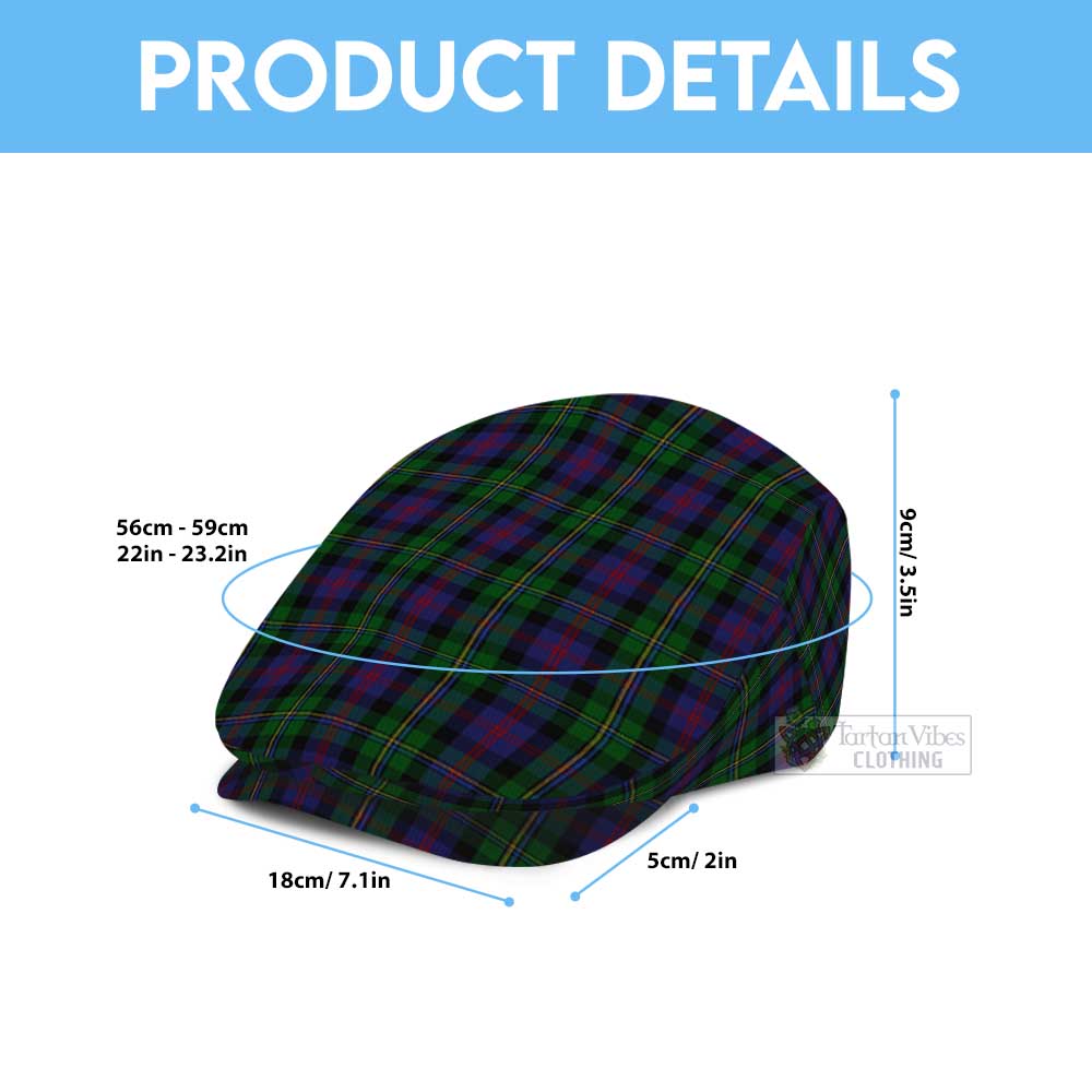 MacCallum (McCallum) Tartan Jeff Cap, Tartan Flat Cap - Tartan Vibes Clothing
