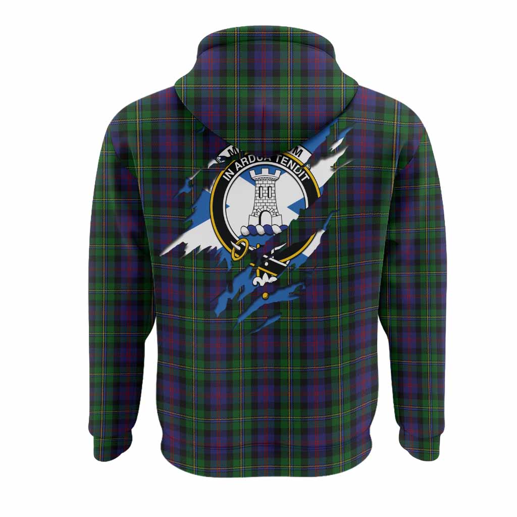 MacCallum (McCallum) Clan Crest In Me Tartan Hoodie Scotland Flag Style