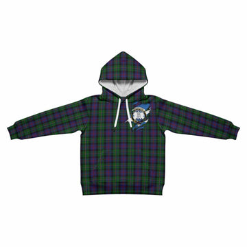 MacCallum (McCallum) Clan Crest In Me Tartan Kid Hoodie Scotland Flag Style