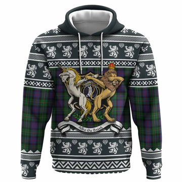 MacCallum (McCallum) Clan Tartan Crest Christmas Hoodie Coat of Arms Funny Style