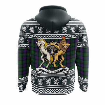 MacCallum (McCallum) Clan Tartan Crest Christmas Hoodie Coat of Arms Funny Style