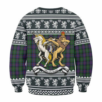 MacCallum (McCallum) Clan Tartan Crest Christmas Sweatshirt Coat of Arms Funny Style