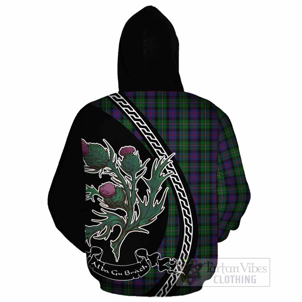 MacCallum (McCallum) Family Crest Tartan Cotton Hoodie Alba Thistle Inspired - Tartan Vibes Clothing