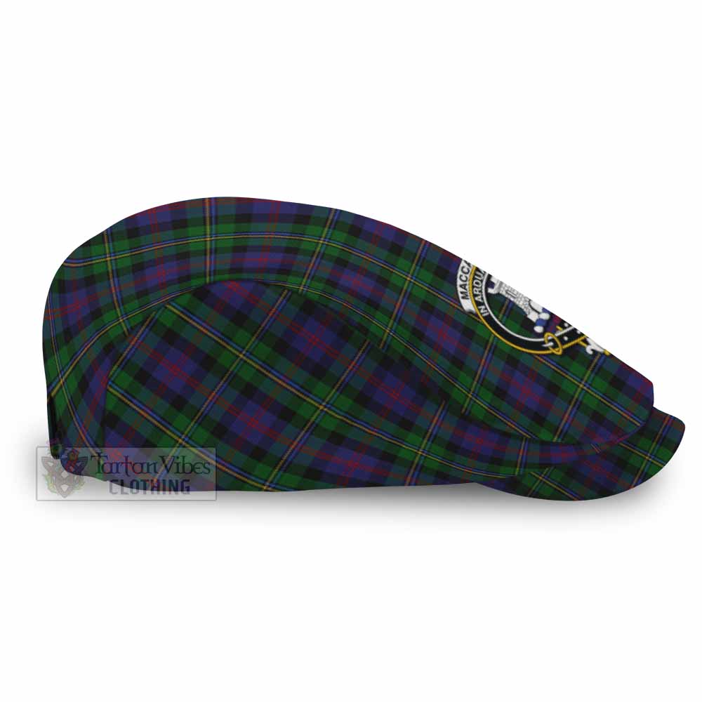 MacCallum (McCallum) Family Crest Tartan Jeff Cap, Tartan Flat Cap