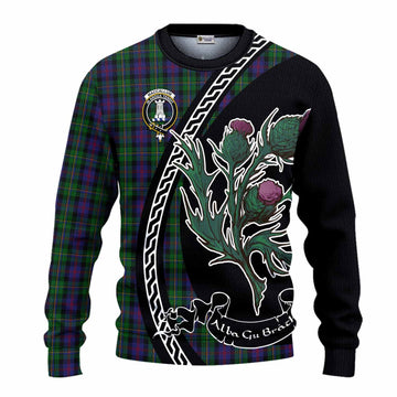 MacCallum (McCallum) Family Crest Tartan Knitted Sweater Alba Thistle Inspired - Tartan Vibes Clothing