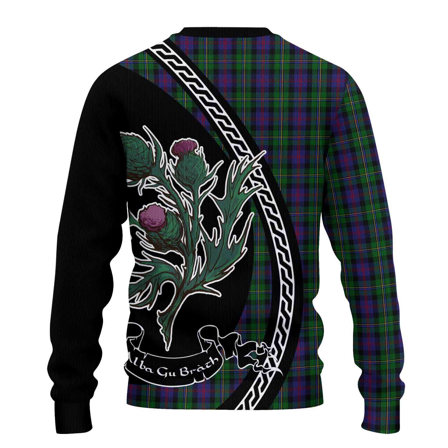 MacCallum (McCallum) Family Crest Tartan Knitted Sweater Alba Thistle Inspired - Tartan Vibes Clothing