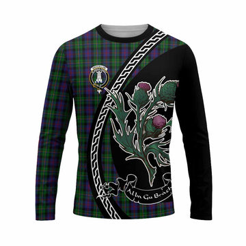 MacCallum (McCallum) Family Crest Tartan Long Sleeve T-Shirt Alba Thistle Inspired - Tartan Vibes Clothing