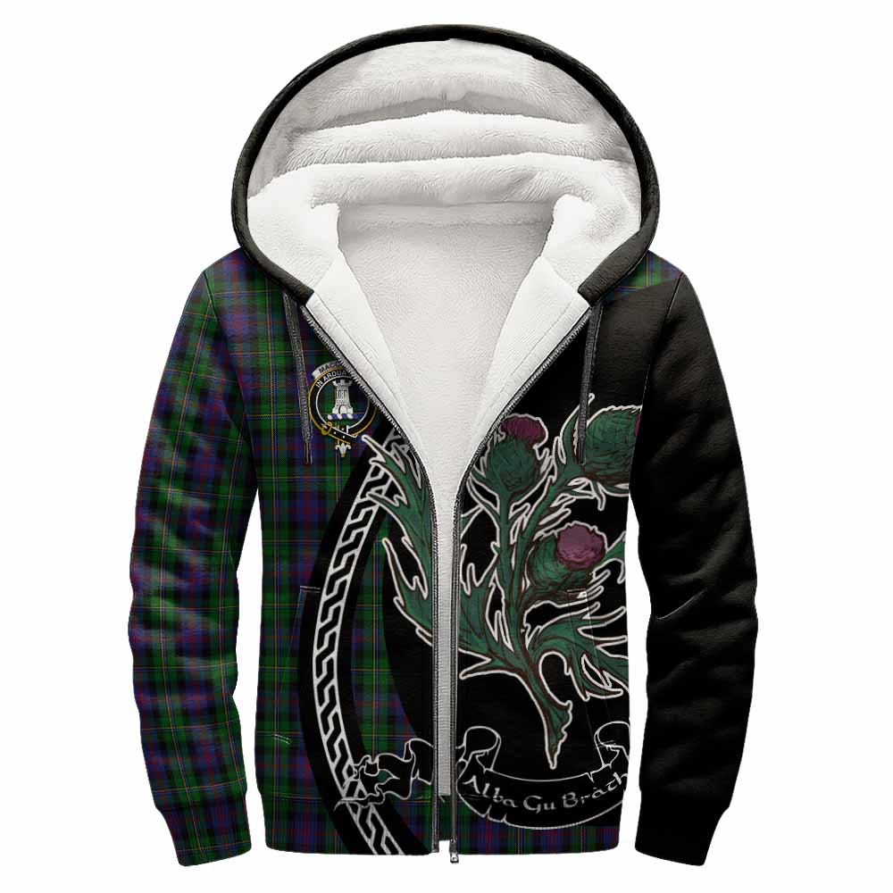 MacCallum (McCallum) Family Crest Tartan Sherpa Hoodie Alba Thistle Inspired - Tartan Vibes Clothing