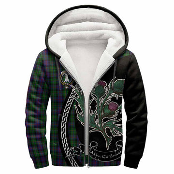 MacCallum (McCallum) Family Crest Tartan Sherpa Hoodie Alba Thistle Inspired