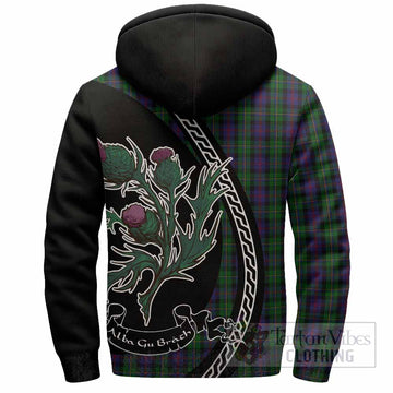 MacCallum (McCallum) Family Crest Tartan Sherpa Hoodie Alba Thistle Inspired