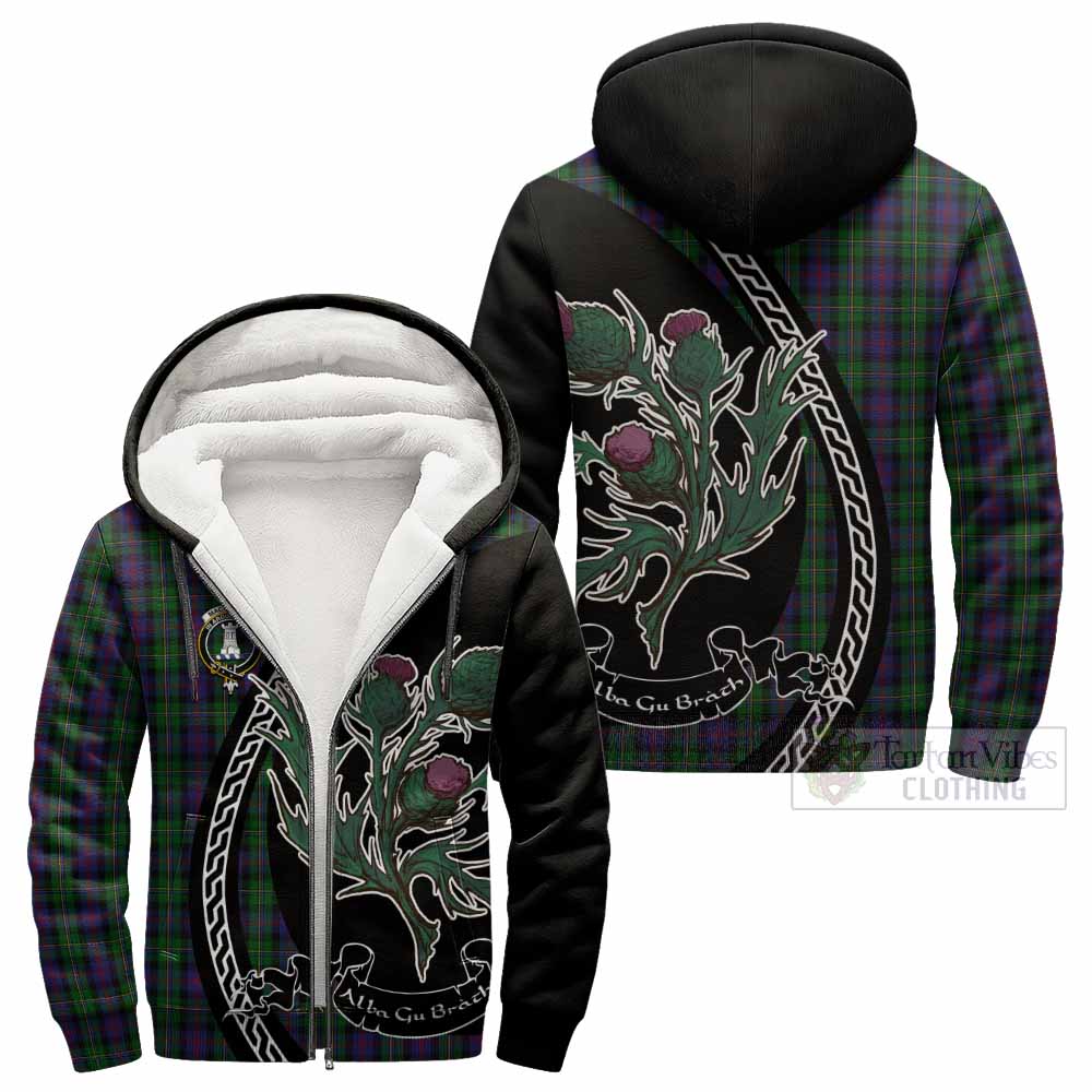 MacCallum (McCallum) Family Crest Tartan Sherpa Hoodie Alba Thistle Inspired - Tartan Vibes Clothing