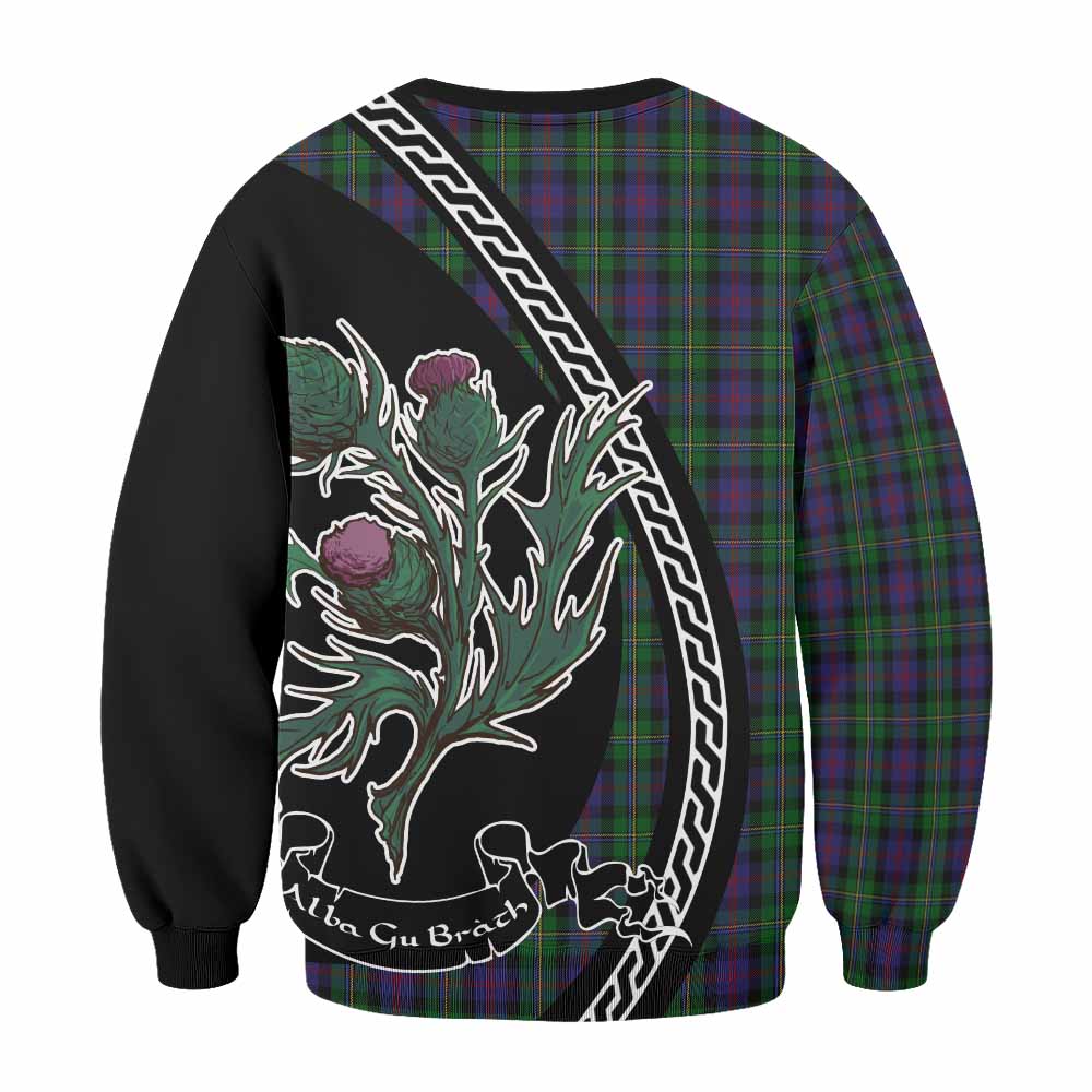 MacCallum (McCallum) Family Crest Tartan Sweatshirt Alba Thistle Inspired - Tartan Vibes Clothing