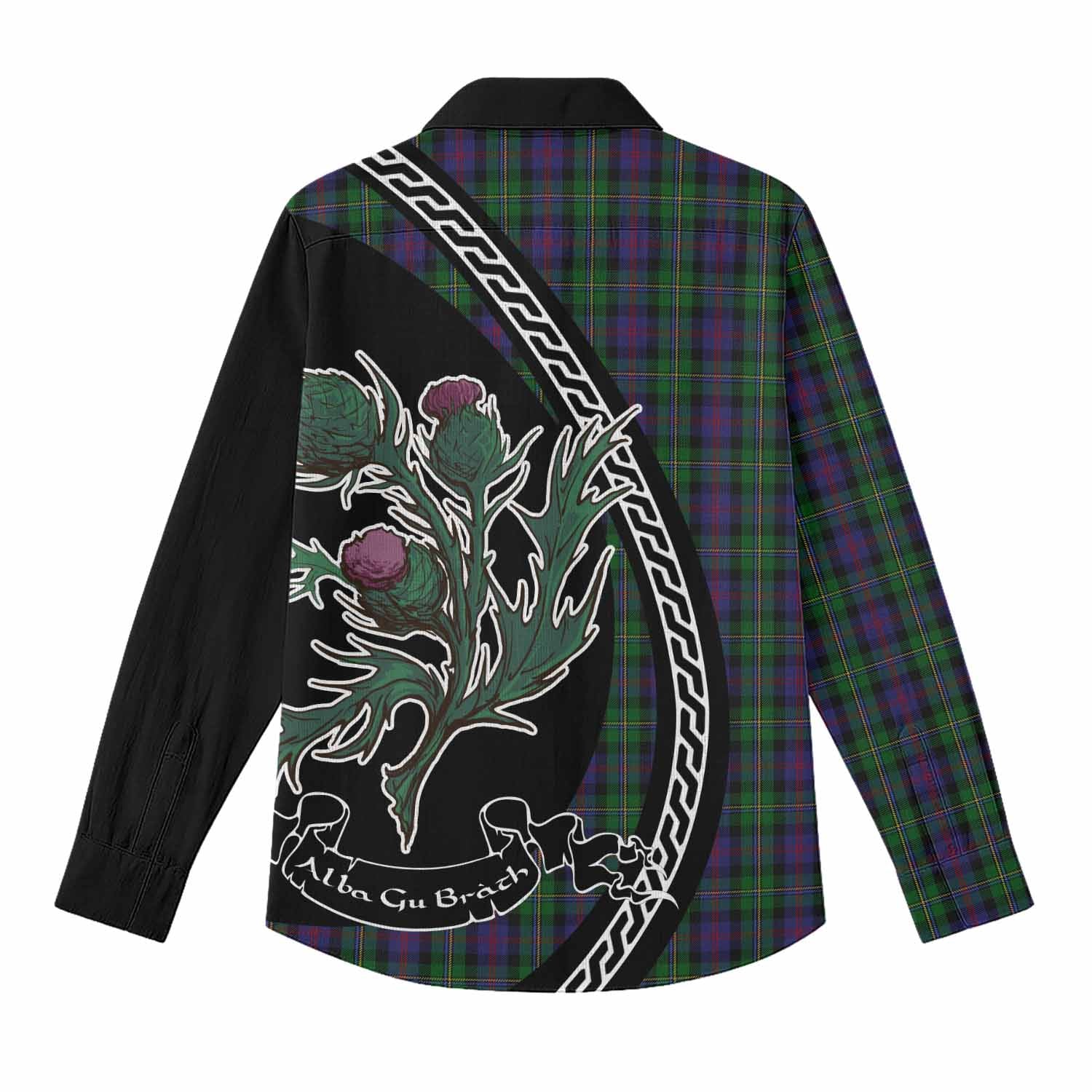 MacCallum (McCallum) Family Crest Tartan Women Casual Shirt Alba Thistle Inspired - Tartan Vibes Clothing