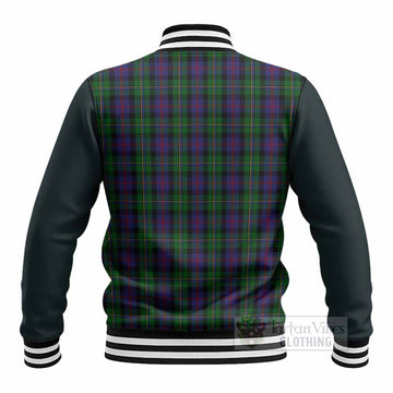 MacCallum (McCallum) Tartan Accent Baseball Jacket with Family Crest