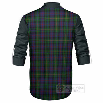 MacCallum (McCallum) Tartan Accent Ghillie Shirt with Family Crest