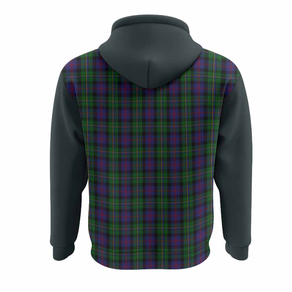 MacCallum (McCallum) Tartan Accent Hoodie with Family Crest