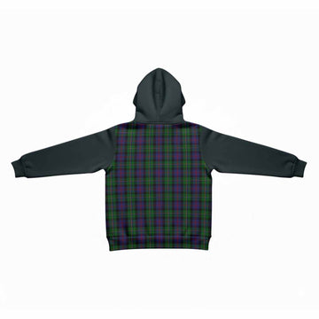 MacCallum (McCallum) Tartan Accent Kid Hoodie with Family Crest
