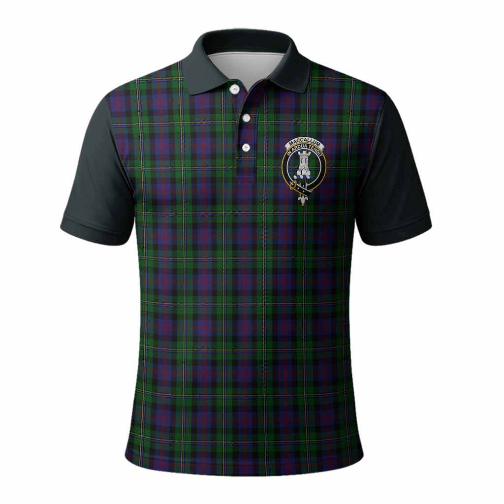 MacCallum (McCallum) Tartan Accent Polo Shirt with Family Crest