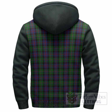 MacCallum (McCallum) Tartan Accent Sherpa Hoodie with Family Crest