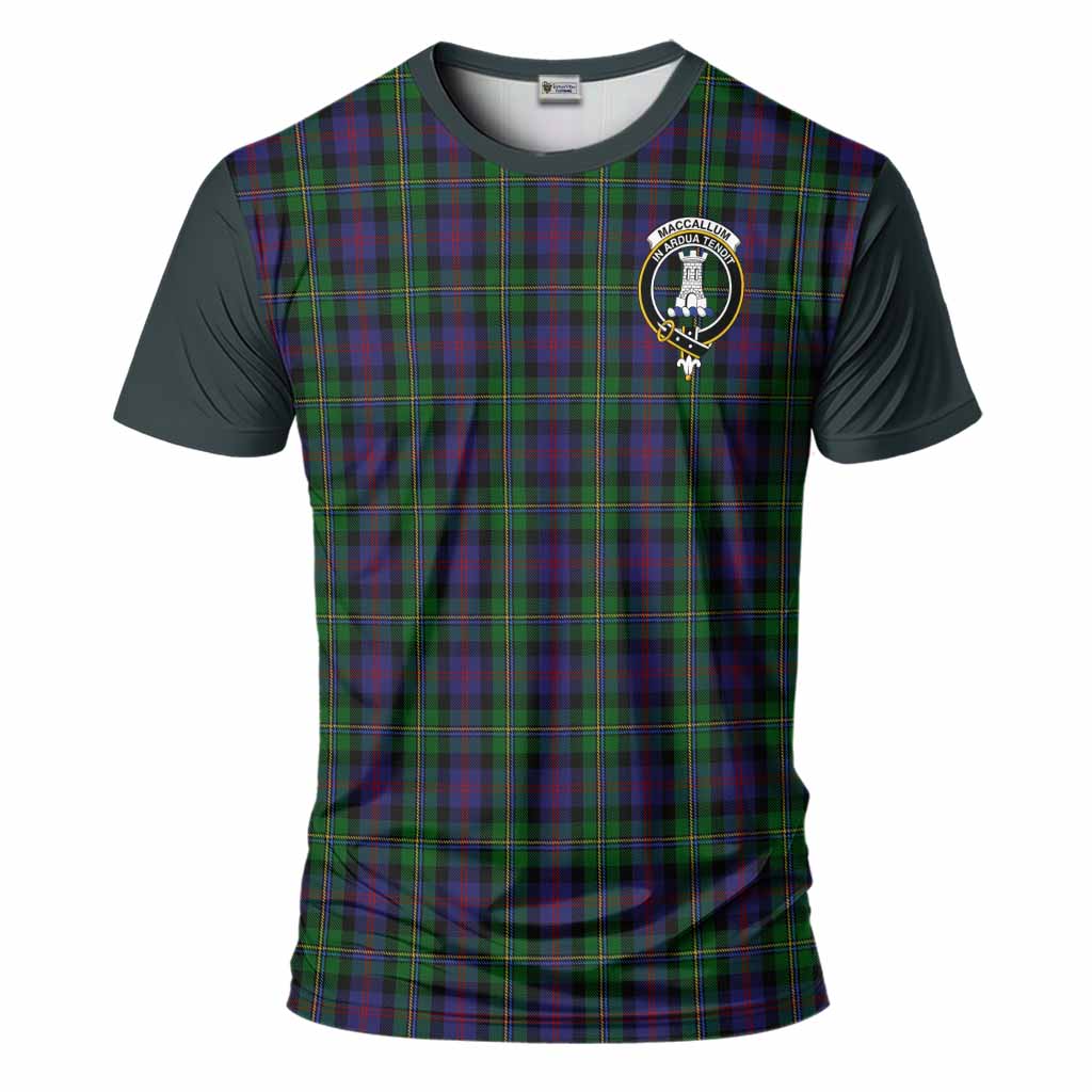 MacCallum (McCallum) Tartan Accent T-Shirt with Family Crest