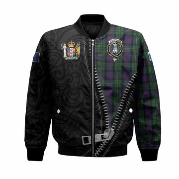 MacCallum (McCallum) Tartan Bomber Jacket New Zealand Pattern Unique Zipper Stylized