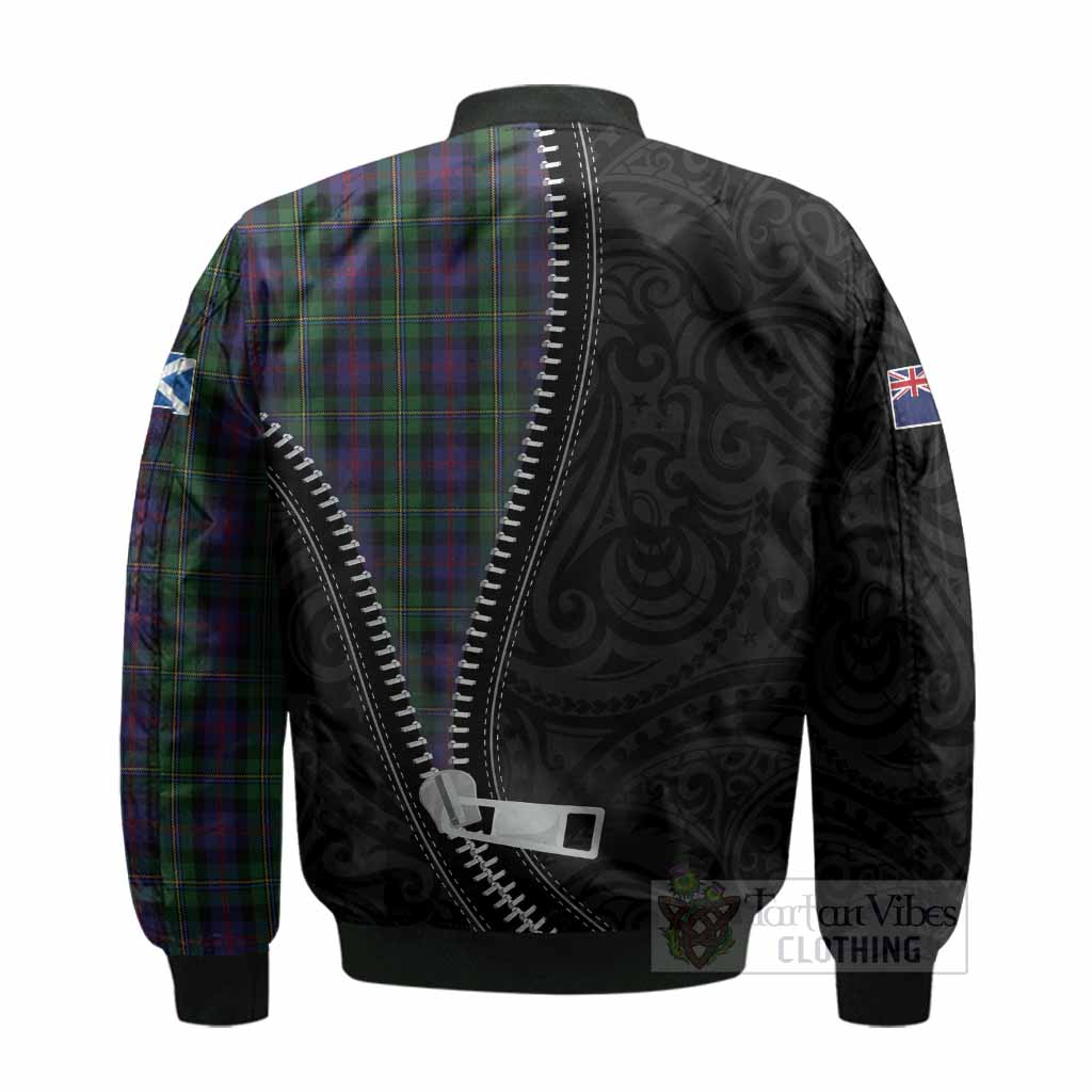 MacCallum (McCallum) Tartan Bomber Jacket New Zealand Pattern Unique Zipper Stylized