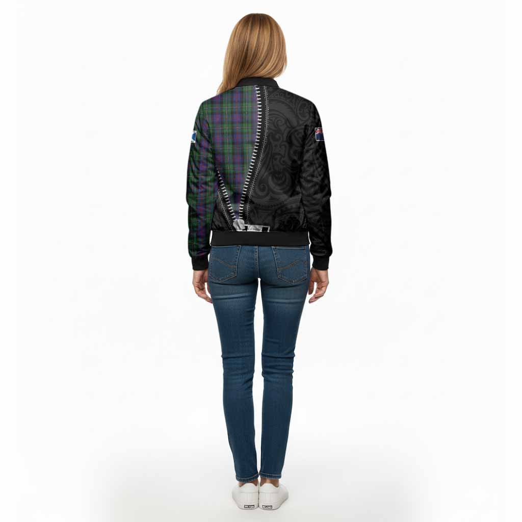 MacCallum (McCallum) Tartan Bomber Jacket New Zealand Pattern Unique Zipper Stylized