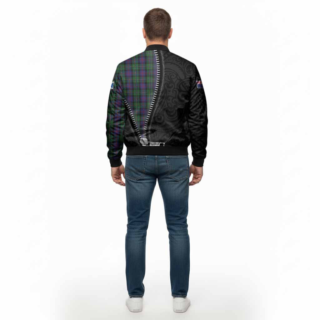 MacCallum (McCallum) Tartan Bomber Jacket New Zealand Pattern Unique Zipper Stylized