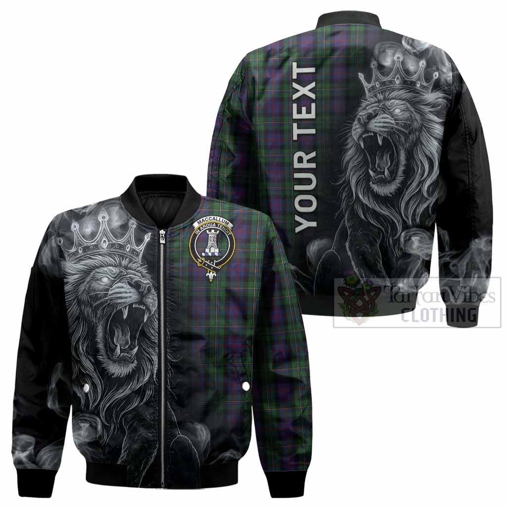 MacCallum (McCallum) Tartan Bomber Jacket Roaring Lion Heritage