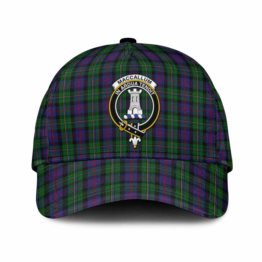 MacCallum (McCallum) Tartan Classic Cap with Family Crest