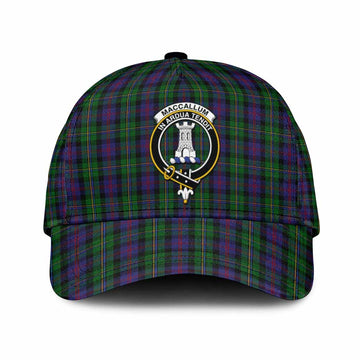 MacCallum (McCallum) Tartan Classic Cap with Family Crest