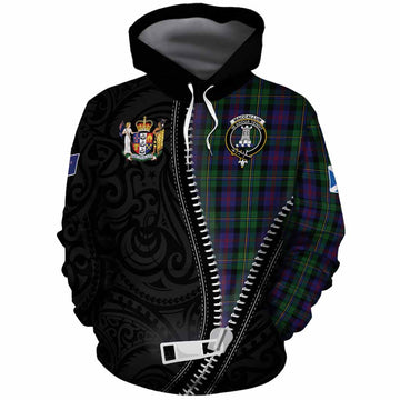 MacCallum (McCallum) Tartan Cotton Hoodie New Zealand Pattern Unique Zipper Stylized