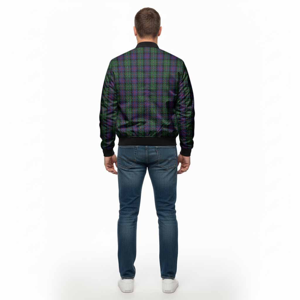 MacCallum (McCallum) Tartan Crest Bomber Jacket Ferocious Lion Style
