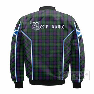 MacCallum (McCallum) Tartan Crest Bomber Jacket Scotland Coat of Arm Flag Style