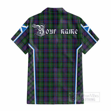 MacCallum (McCallum) Tartan Crest Cotton Hawaiian Shirt Scotland Coat of Arm Flag Style - Tartan Vibes Clothing