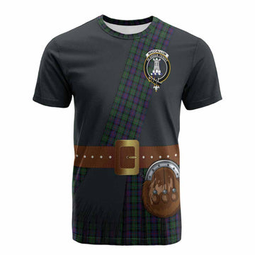 MacCallum (McCallum) Tartan Crest Cotton T-shirt Kilt Costume Style