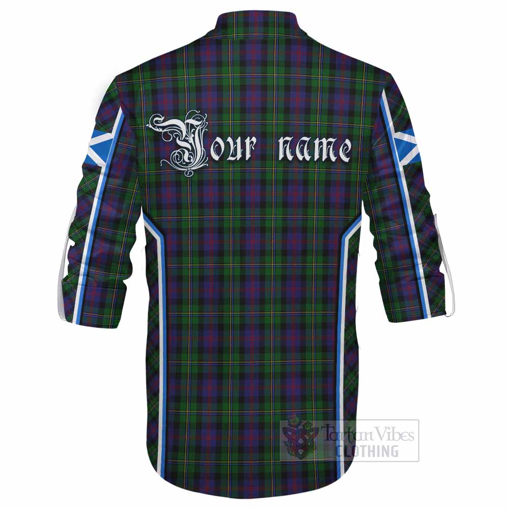 MacCallum (McCallum) Tartan Crest Ghillie Kilt Shirt Scotland Coat of Arm Flag Style - Tartan Vibes Clothing