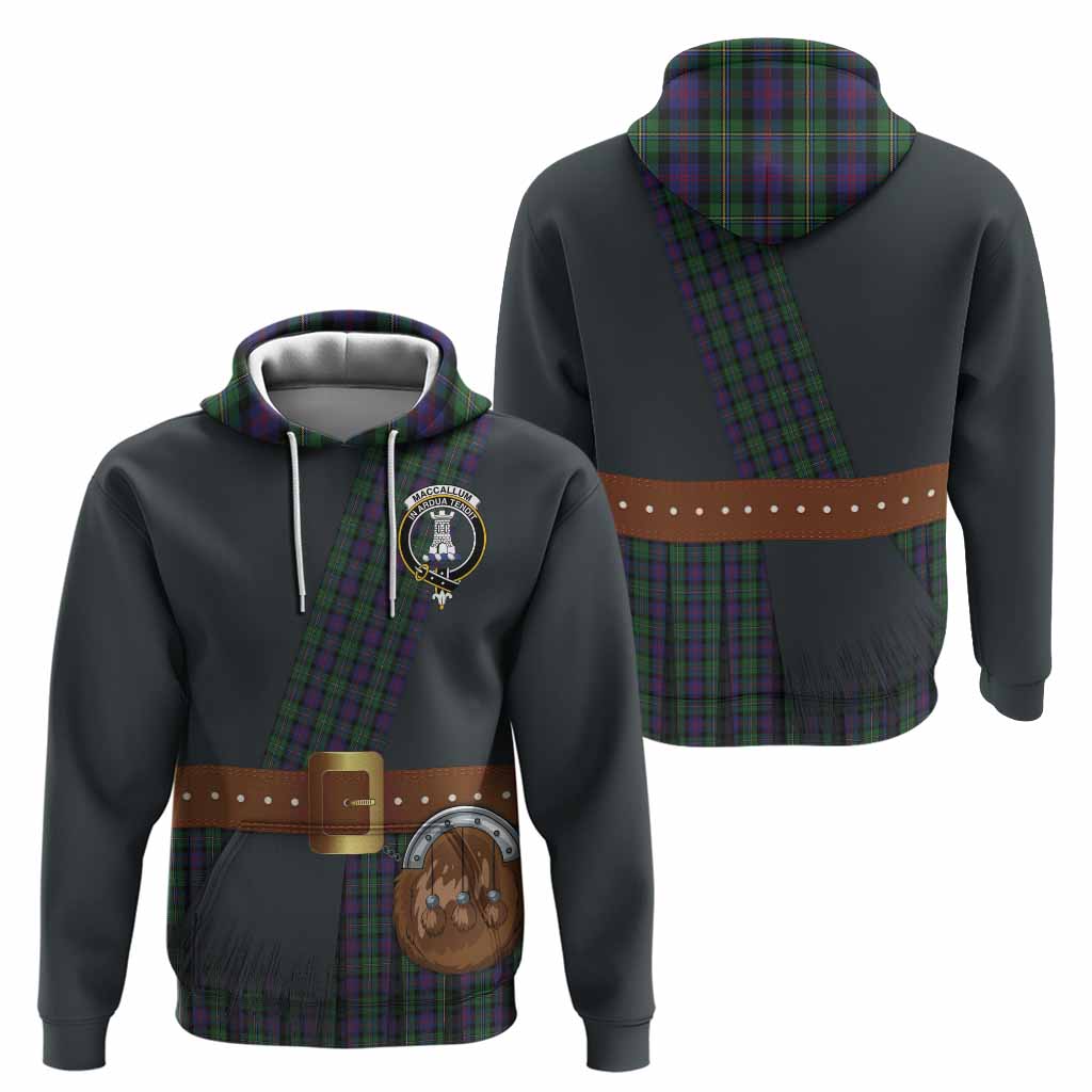 MacCallum (McCallum) Tartan Crest Hoodie Kilt Costume Style