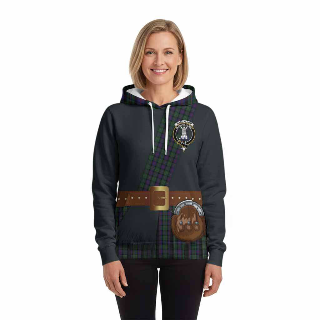 MacCallum (McCallum) Tartan Crest Hoodie Kilt Costume Style