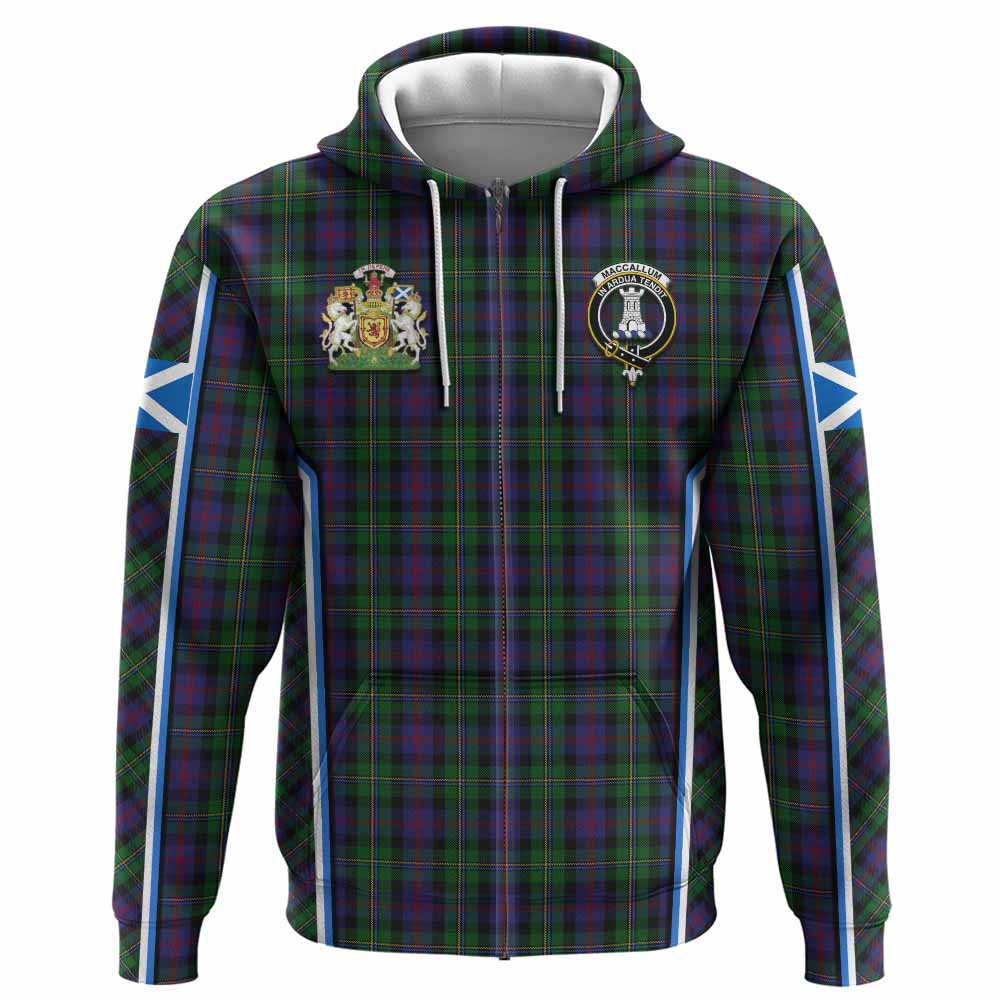 MacCallum (McCallum) Tartan Crest Hoodie Scotland Coat of Arm Flag Style - Tartan Vibes Clothing
