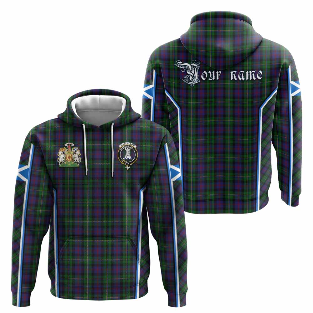 MacCallum (McCallum) Tartan Crest Hoodie Scotland Coat of Arm Flag Style - Tartan Vibes Clothing