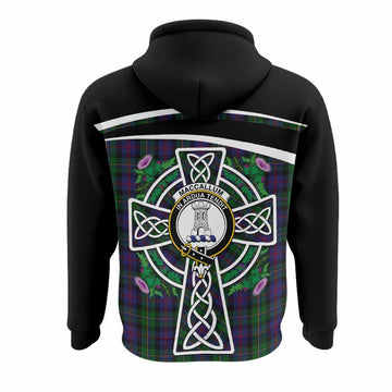 MacCallum (McCallum) Tartan Crest Hoodie Scottish Thistle Celtic Cross Alba Gu Brath