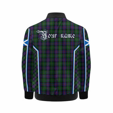 MacCallum (McCallum) Tartan Crest Kid Bomber Jacket Scotland Coat of Arm Flag Style - Tartan Vibes Clothing