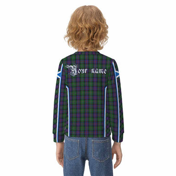 MacCallum (McCallum) Tartan Crest Kid Knitted Sweatshirt Scotland Coat of Arm Flag Style - Tartan Vibes Clothing