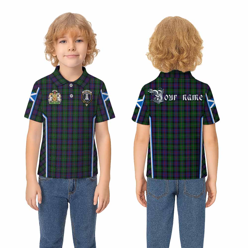 MacCallum (McCallum) Tartan Crest Kid Polo Shirt Scotland Coat of Arm Flag Style - Tartan Vibes Clothing