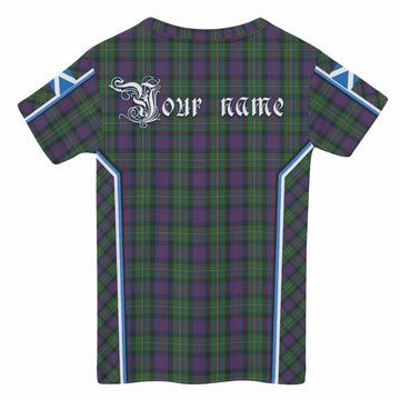 MacCallum (McCallum) Tartan Crest Kid T-shirt Scotland Coat of Arm Flag Style - Tartan Vibes Clothing