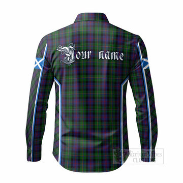 MacCallum (McCallum) Tartan Crest Long Sleeve Button Shirts Scotland Coat of Arm Flag Style