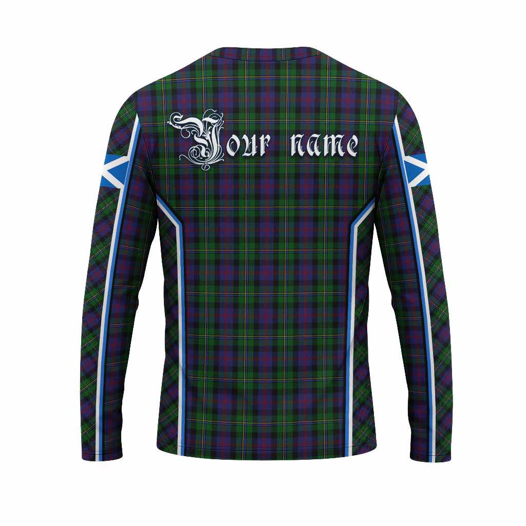 MacCallum (McCallum) Tartan Crest Long Sleeve T-Shirt Scotland Coat of Arm Flag Style - Tartan Vibes Clothing